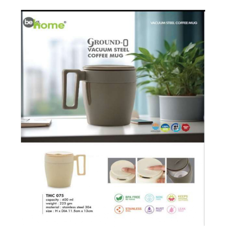 Ground-O Vacuum Steel Coffee Mug