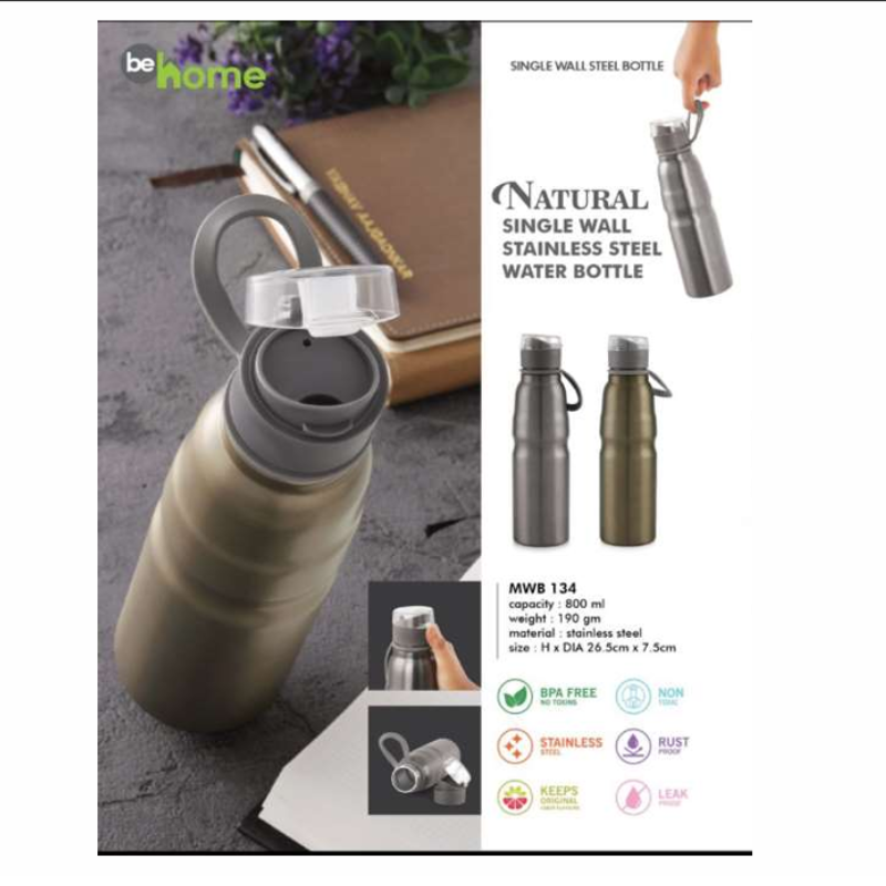 NATURAL Stainless Steel Water Bottle